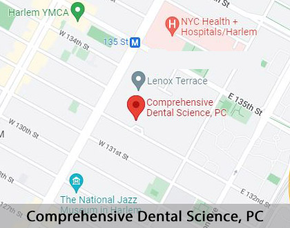 Map image for Dental Implant Restoration in New York, NY